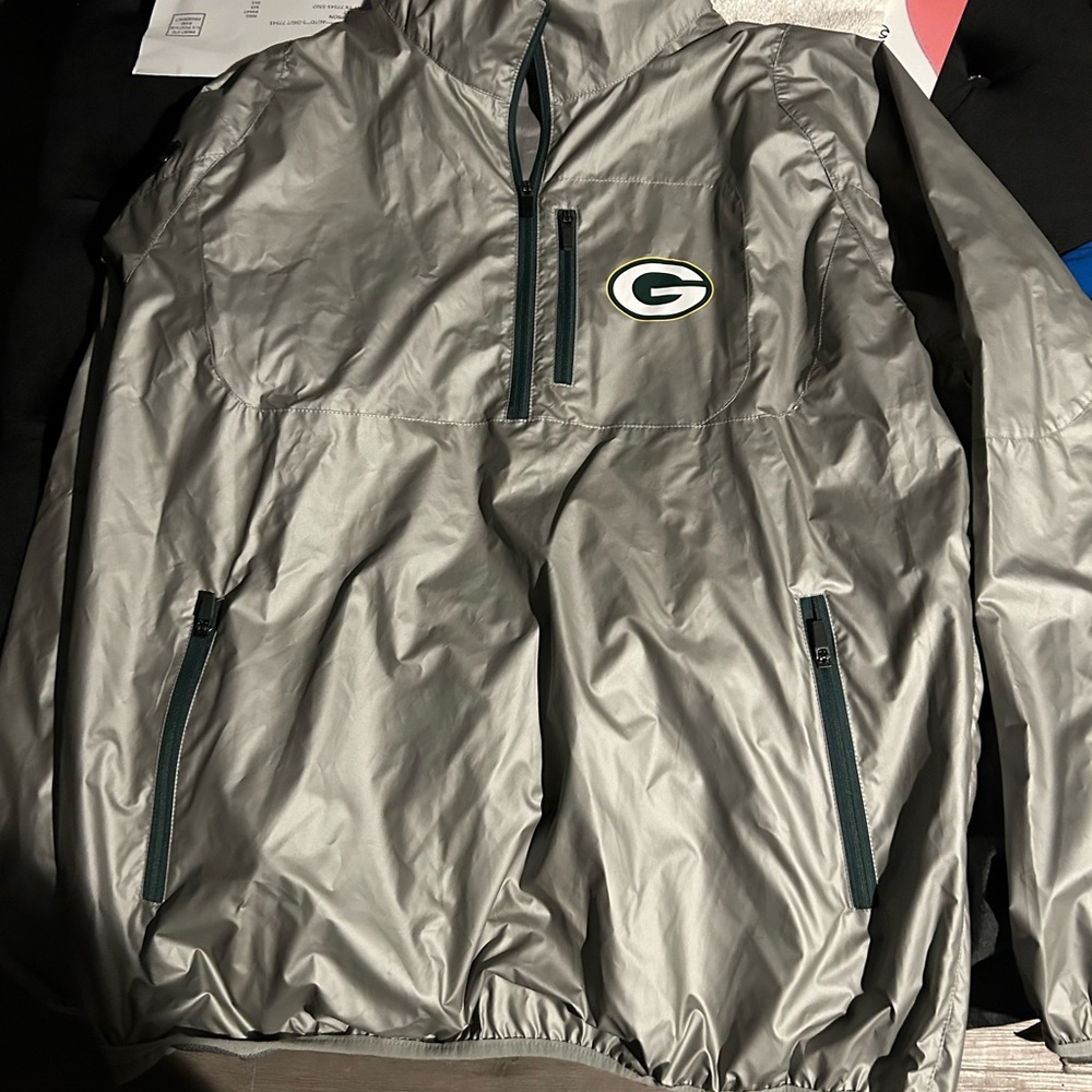 Greenbay Packers silver jacket